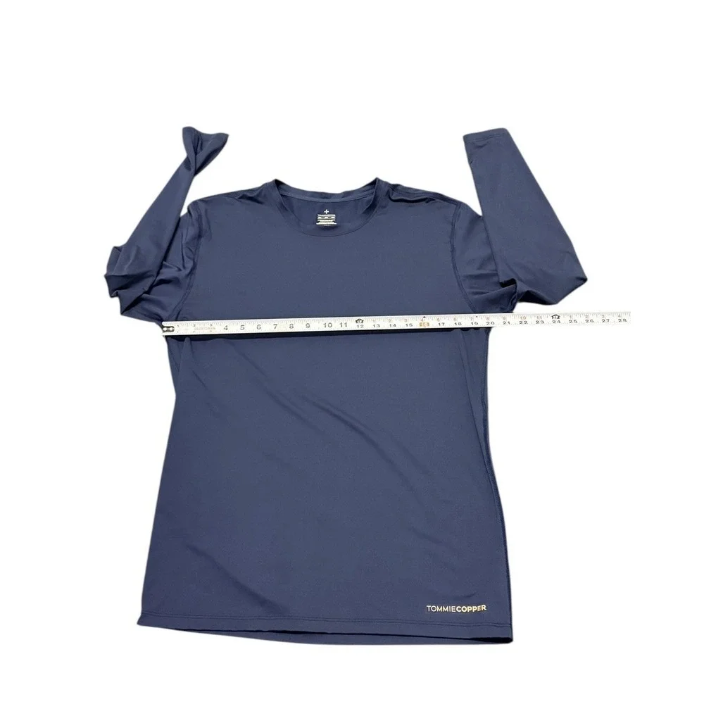 Tommie Copper Shirt Mens 2XL‎ Navy Long Sleeve Compression Base Layer Athletic